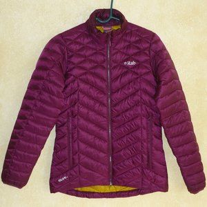 Rab Women's Altus Jacket. Small/10. Berry/Mimosa